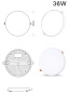 Светильник ZORTES CLOUD ZRS.57793.36, Мощность - 36Вт, Тип лампы: LED, В -20мм/ / Ш - ø215мм