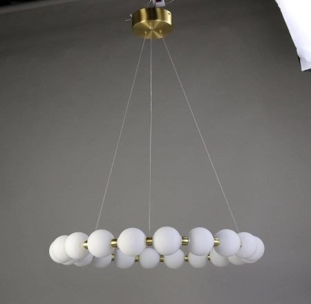 Люстра  подвесная ZORTES KRANZ ZRS.1585.21, Мощность - 100Вт, Тип лампы: LED, В -1580мм / Ш - 735мм / Ш - ø730мм