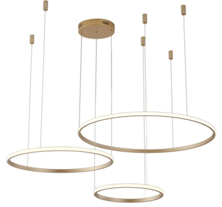 Светильник ZORTES RINGOLIGHT ZRS.33325.75F, Мощность - 120Вт, Тип лампы: LED, В - 1500мм / Ш - ø400/ø600/ø800мм