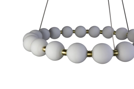 Люстра  подвесная ZORTES KRANZ ZRS.1585.21, Мощность - 100Вт, Тип лампы: LED, В -1580мм / Ш - 735мм / Ш - ø730мм