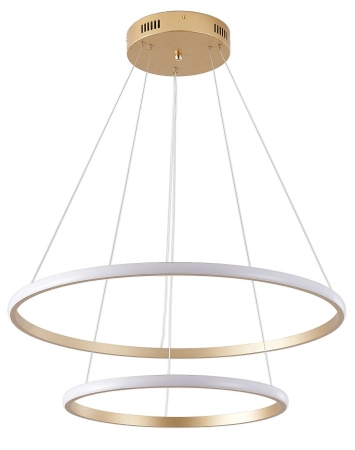 Светильник ZORTES RINGOLIGHT ZRS.33320.63C, Мощность - 63Вт, Тип лампы: LED, В - 1500мм / Ш - ø400/ø600мм