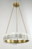 Люстра  подвесная ZORTES CLOUD-STONE ZRS.90610.60, Мощность - 50Вт, Тип лампы: LED, В -950мм/550мм / Ш - ø600мм