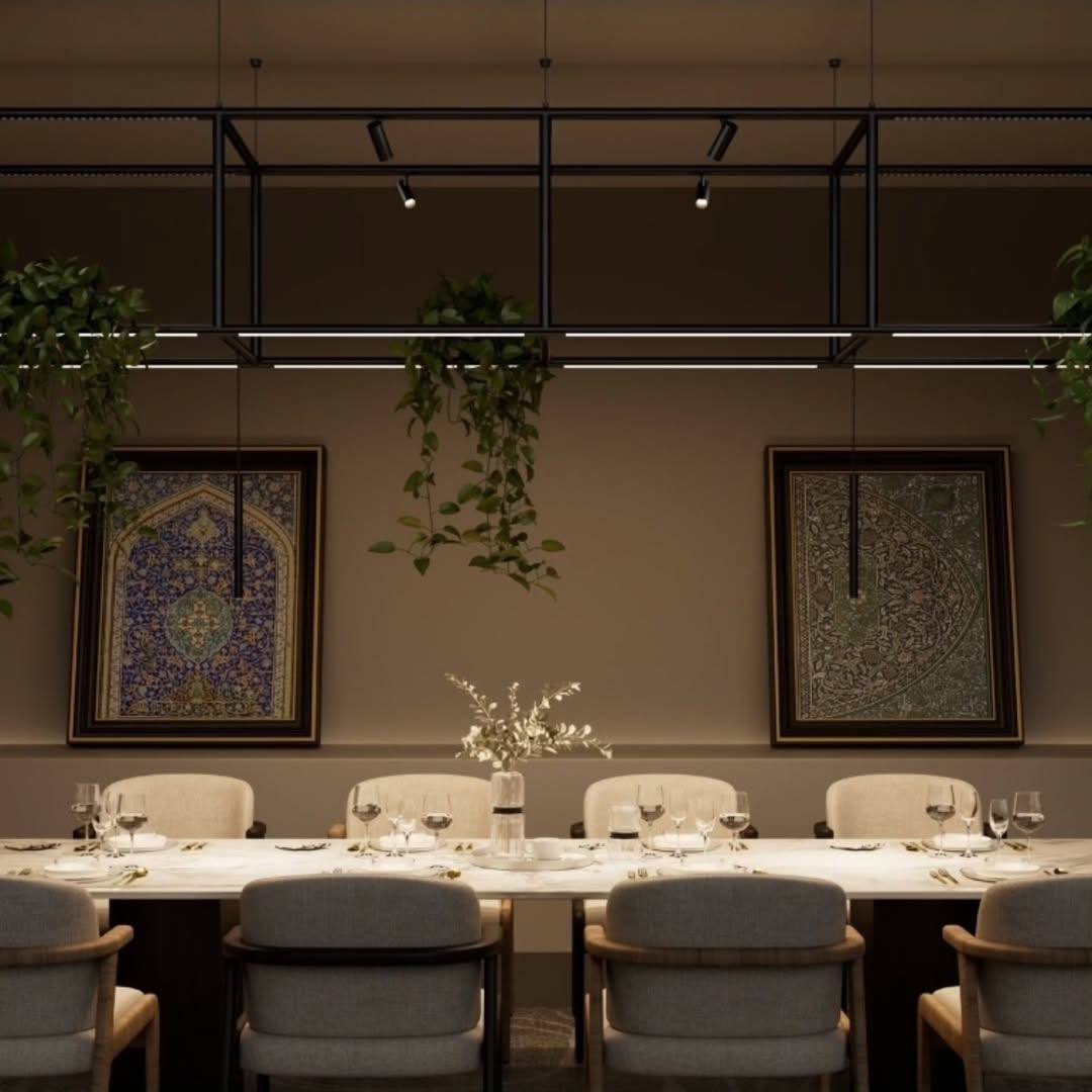 Освещение банкетной зоны