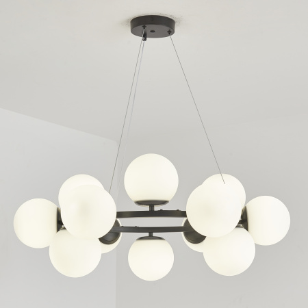 Люстра черня D72см