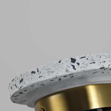 Светильник настенный из камня белый LED 3Вт D15см