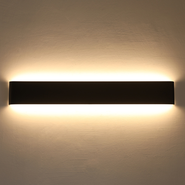 Светильник настенный черный LED 20Вт 61см