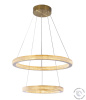 Люстра с кольцами подвесная бронза LED 126Вт D40+60см Zortes GRACE ZRS.30220.126