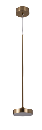 Люстра потолочная латунь LED 14Вт 15см