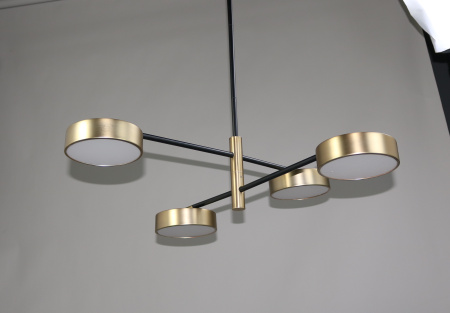 Люстра потолочная черня LED 40Вт 70см