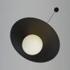 Светильник потолочный черный D40см