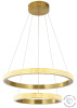 Люстра подвесная каскадная бронза LED 63Вт D40+60см Zortes LIDIA ZRS.30110.63