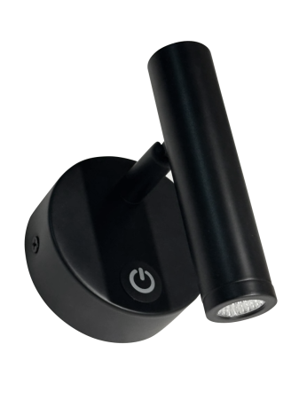 Спот черный LED 11см