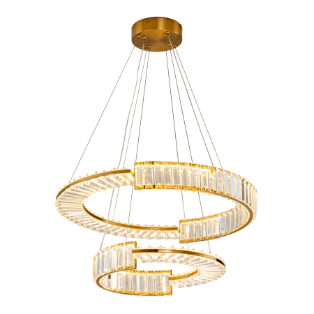 Люстра латунь LED 60Вт D60см