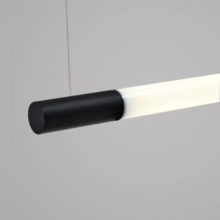 Светильник потолочный черный LED 32Вт 80см