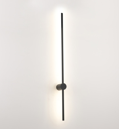 Светильник настенный черный LED 15Вт 100см