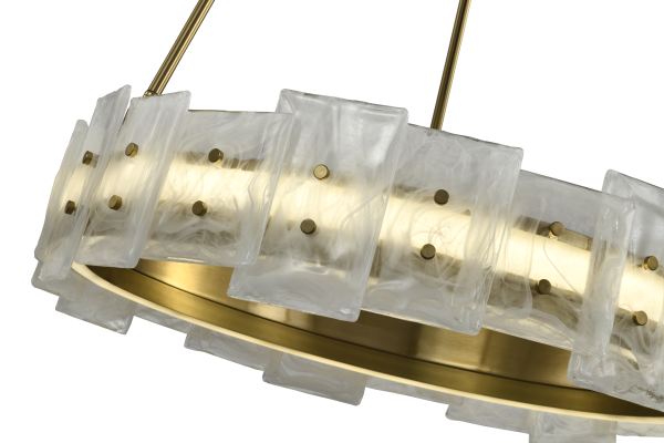 Люстра ZORTES CLOUD-STONE ZRS.90610.60 Мощность-50Вт Тип лампы: Встроенный  Встроенный LED