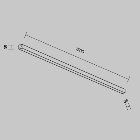 Линейный светильник Technical LL311013