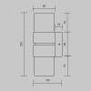 Настенный светильник (бра) Maytoni MOD505WL-L12BS3K