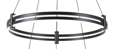 Люстра подвесная черня LED 125Вт D60см