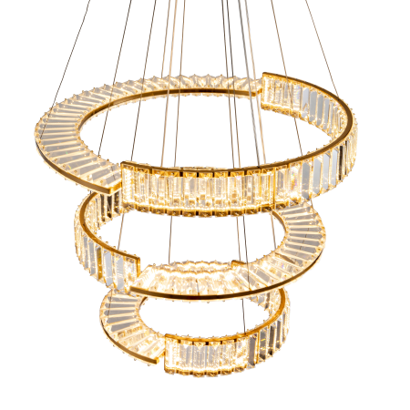 Люстра латунь LED 100Вт D60см