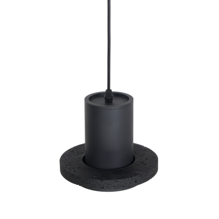 Светильник потолочный черный D18см