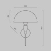 Настенный светильник (бра) Maytoni Z034WL-01BS