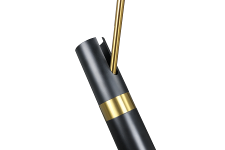 Подвесной светильник черный 20см