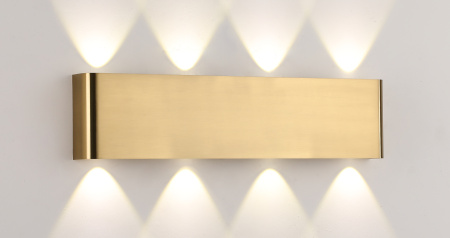 Светильник настенный латунь LED 8Вт 46см