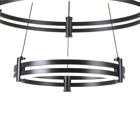 Люстра подвесная черня LED 125Вт D60см