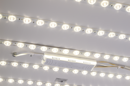 Светильник светодиодный потолочный латунь LED 96Вт 60см