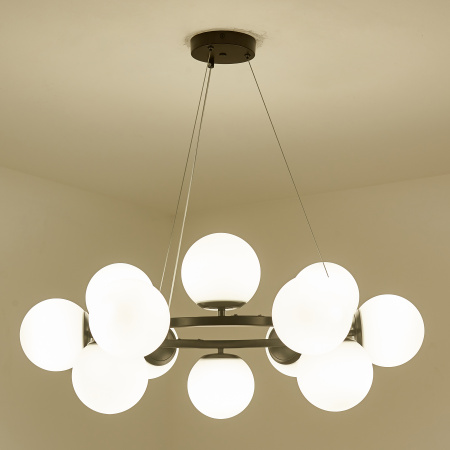 Люстра черня D72см