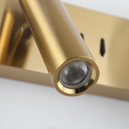 Светильник настенный спот латунь LED 3+7Вт 34см Zortes DREAM ZRS.2436.02