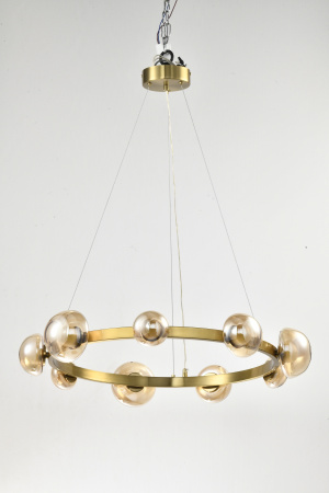 Люстра потолочная латунь LED 36Вт D68см