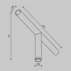 Светильник Technical C102CL-3W3-6K-B
