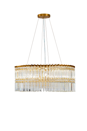 Хрустальная люстра латунь D70см