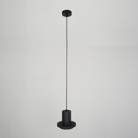 Светильник потолочный черный D18см