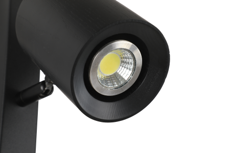 Светильник настенный черный 100см