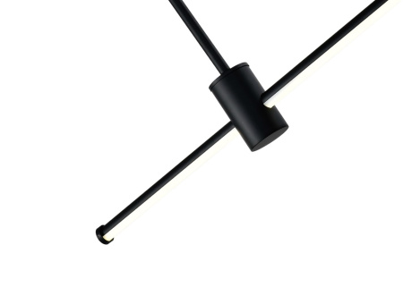 Светильник потолочный антрацит LED 19Вт 98см