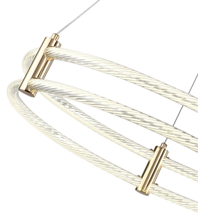 Светодиодная люстра золото LED 116Вт D60см