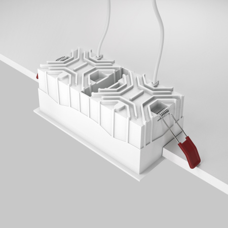 Встраиваемый светильник Technical DL043-02-15W4K-SQ-WB