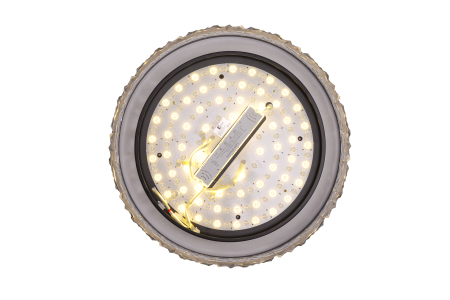 Потолочный светильник черный LED 72Вт D50см