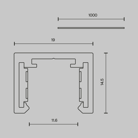 Шинопровод Technical TRX239-411B