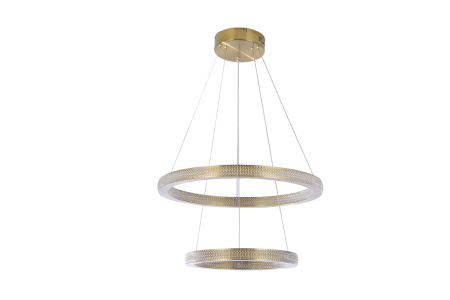 Люстра подвесная бронза LED 126Вт D40+60см