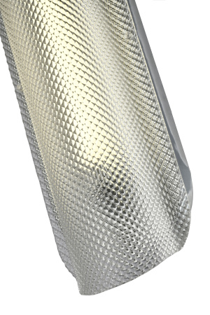 Светильник настенный скандинавский хром LED 12Вт D12см