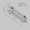 Встраиваемый светильник Technical DL065-20W3-6K-B
