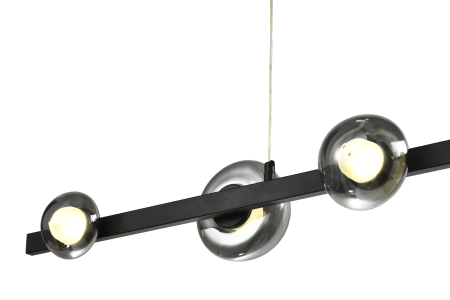 Подвесной светильник черный LED 24Вт 120см