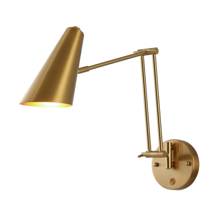 Светильник телескопический настенный белый 57см