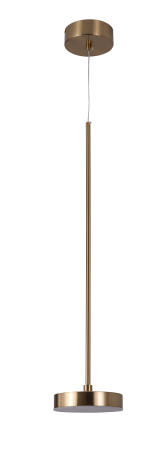 Люстра потолочная латунь LED 14Вт 15см