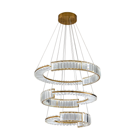 Люстра латунь LED 100Вт D60см