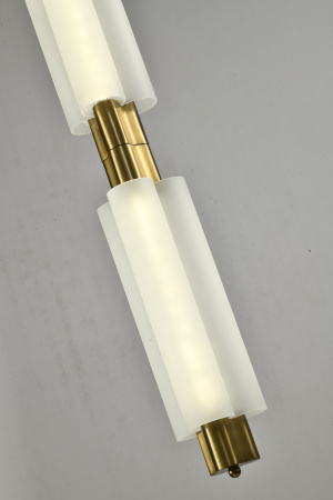 Подвесной светильник латунь LED 16Вт D11см